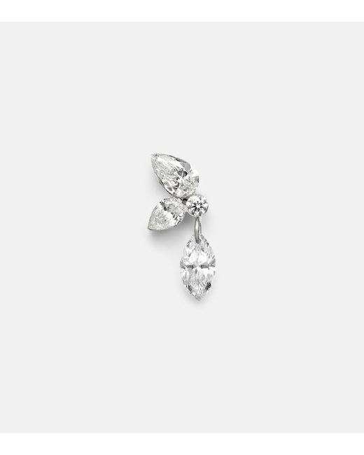Maria Tash White 18Kt Earring With Diamonds