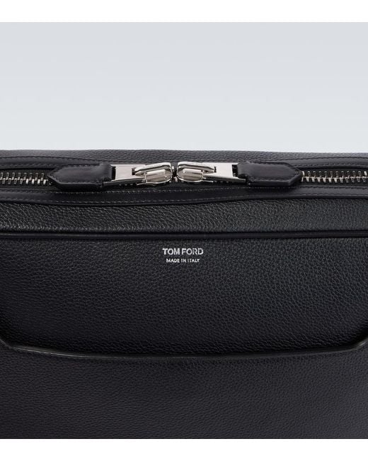 Bolso Cruzado Buckley De Piel Tom Ford de hombre de color Black