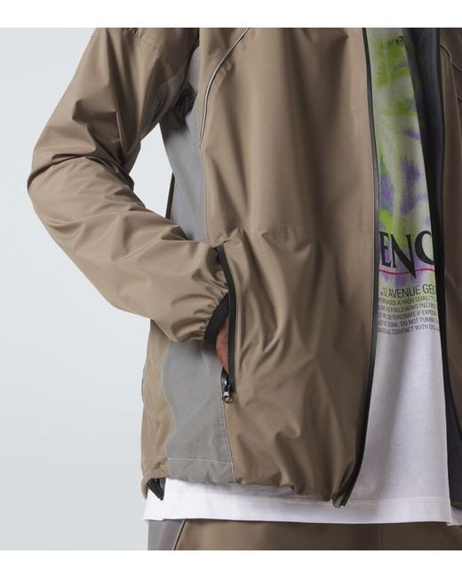 Balenciaga Brown Technical Track Jacket for men