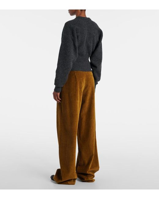 Proenza Schouler Black Randi Wool And Alpaca-Blend Sweater