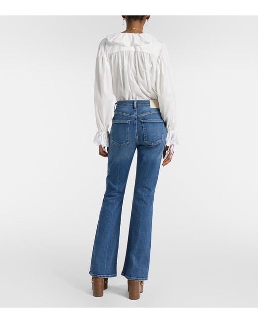 Citizens of Humanity Blue Lilah High-Rise Flared Jeans