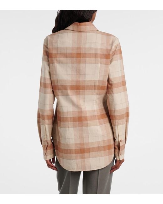 Calvin Klein Brown Scarlett Cotton Shirt