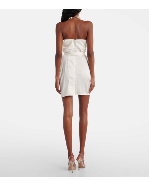 Vivienne Westwood White Susana Draped Corset Dress