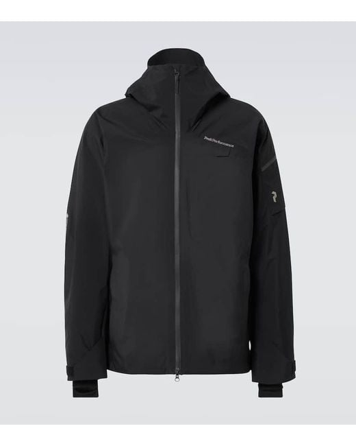 Peak Performance Black Alpine Gore-Tex 2L Ski Jacket for men
