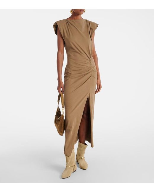 Isabel Marant Natural Stania Suede Ankle Boots