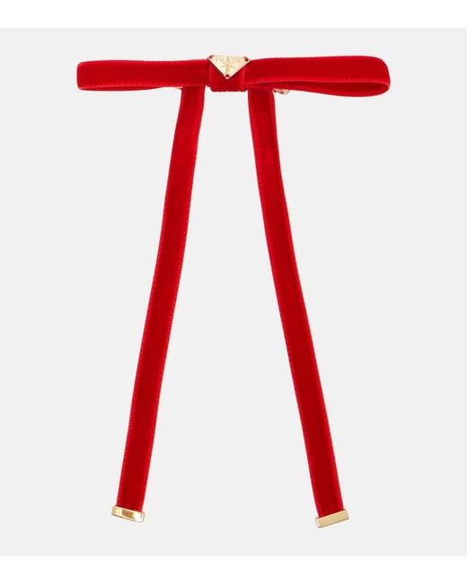 Fermacapelli di Prada in Red