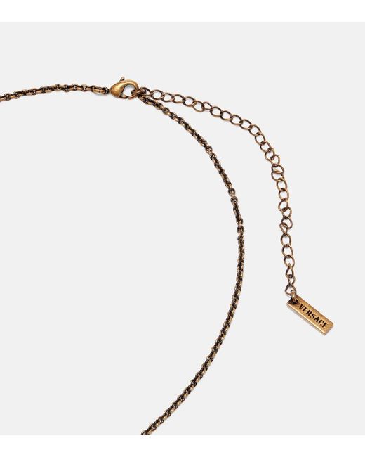 Versace Metallic Halskette Circle