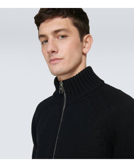 Alexander McQueen Black Wool And Cashmere Jacket for men