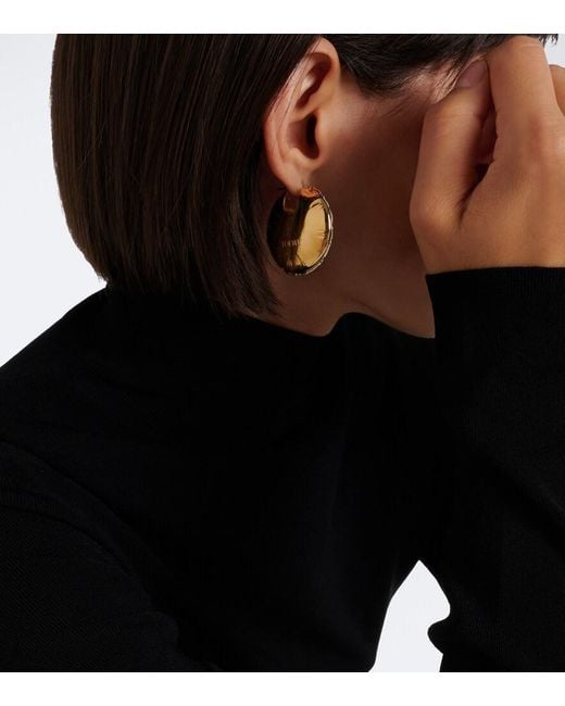 Loewe White Ohrringe Blown