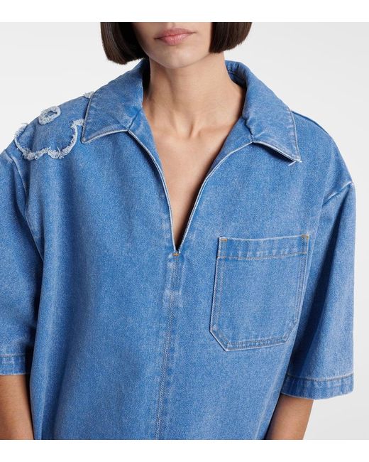 Marni Blue Denim Dress