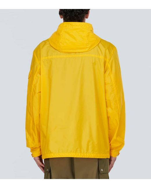 Moncler Yellow Etiache Raincoat for men