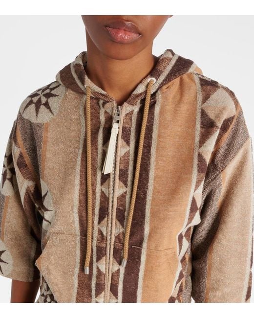 Loewe Natural Paula's Ibiza Printed Terry Hoodie