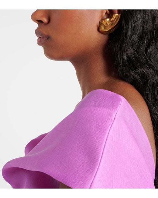Khaite White Amato-Plated Earrings