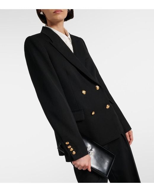 Nili Lotan Black Veda Virgin Wool Jacket
