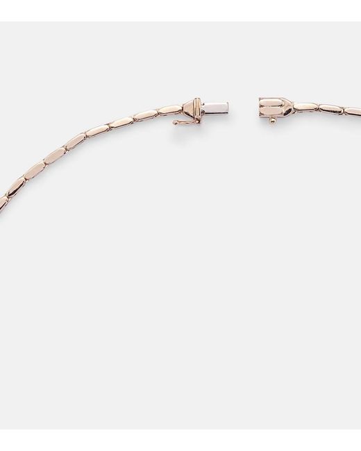 Suzanne Kalan Natural 18Kt Rose Necklace With Rubies