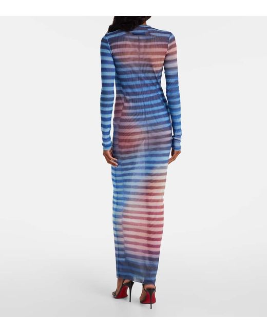 Abito Lungo Air di Jean Paul Gaultier in Blue