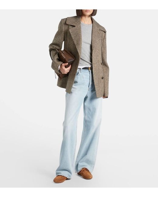 Hogan Brown H693 Suede Boat Shoes