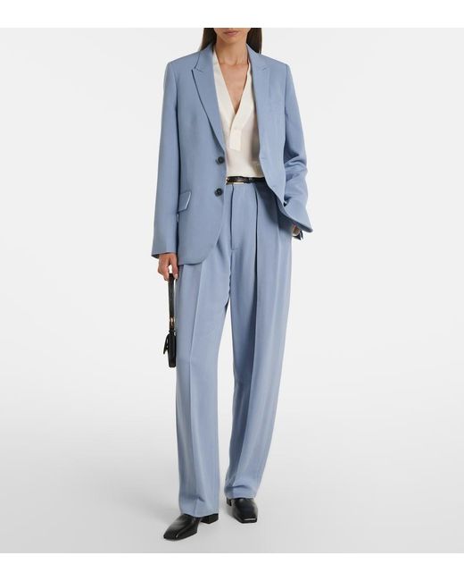 Victoria Beckham White Silk Blouse