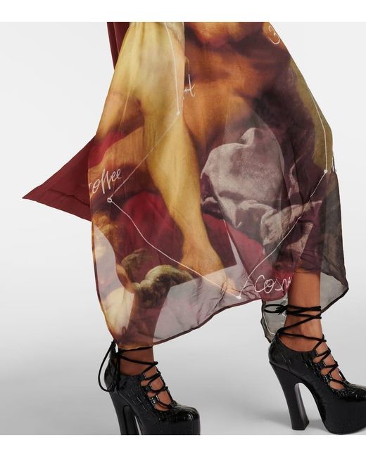 ☆Vivienne Westwood☆KISS SWING ワンピース 絵画柄 ☆Vivienne Westwood☆KISS SWING ワンピース 絵画柄 (Vivienne