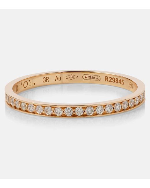 Repossi Metallic Bridal 18kt Rose Gold Ring With Diamonds