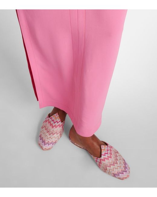 Missoni Pink Zigzag Mules