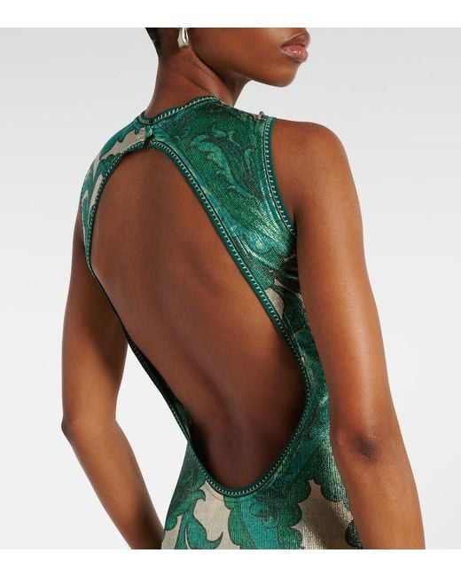 Etro Green Dress With Shimmering Finish