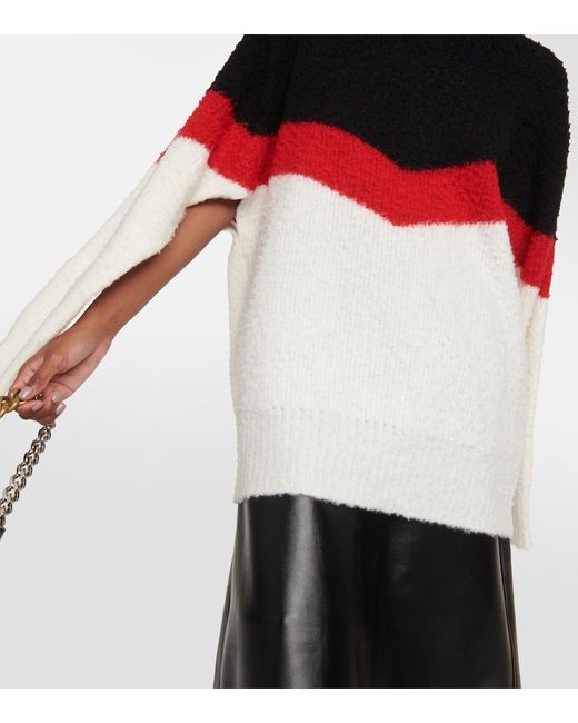 Stella McCartney Red Casentino Wool-Blend Sweater