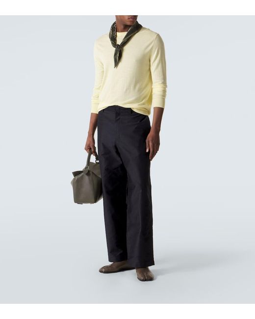 Allude Natural Virgin Wool Sweater for men