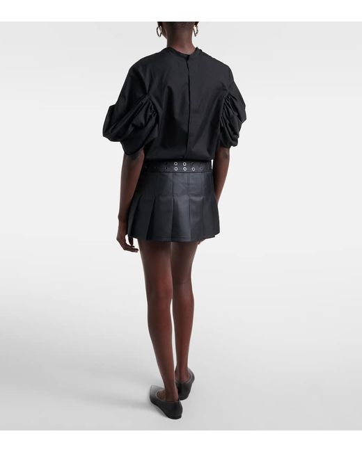 Minigonna A Pieghe di Junya Watanabe in Black