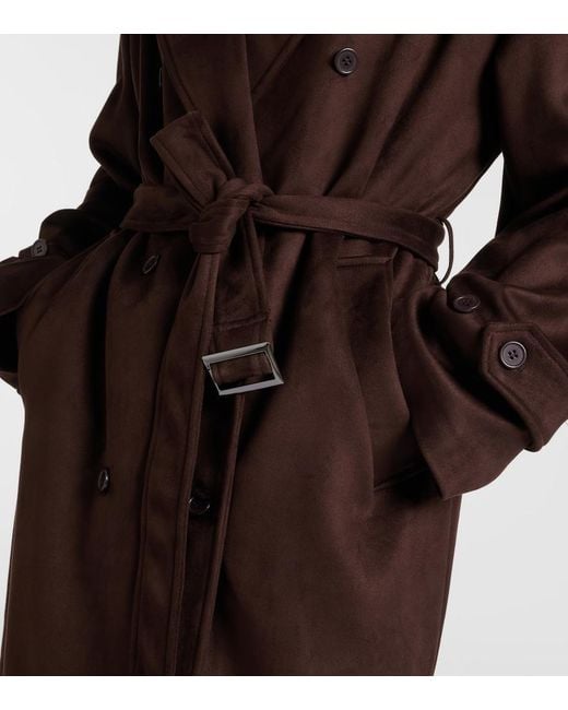 Frankie Shop Brown Pembroke Trench Coat