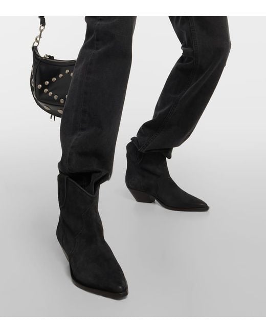 Stivaletti Texani Dewina di Isabel Marant in Nero Lyst