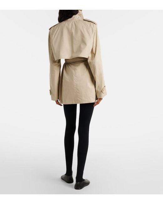The Row Natural Tavoris Belted Cotton Gabardine Jacket
