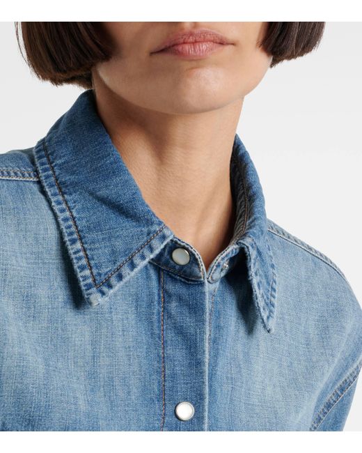 Stella McCartney Blue Denim Shirt