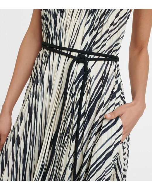 Proenza Schouler White Frida Printed Chiffon Maxi Dress