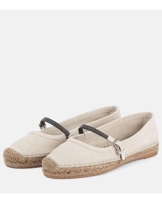Espadrillas di Brunello Cucinelli in White