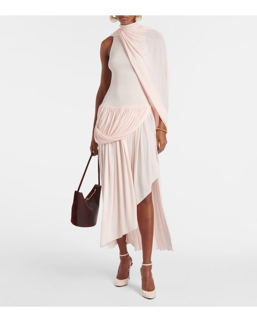 Secchiello Shape Small di Alaïa in Red