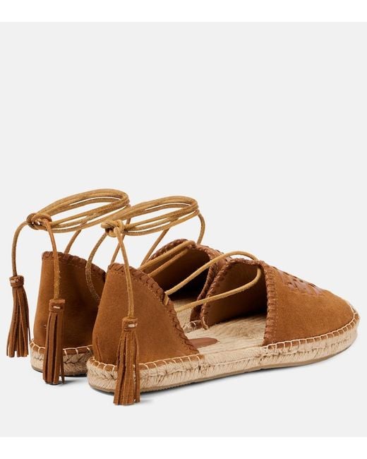 Isabel Marant Brown Celsi Leather Espadrilles