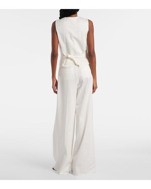 Max Mara White Cotton Vest