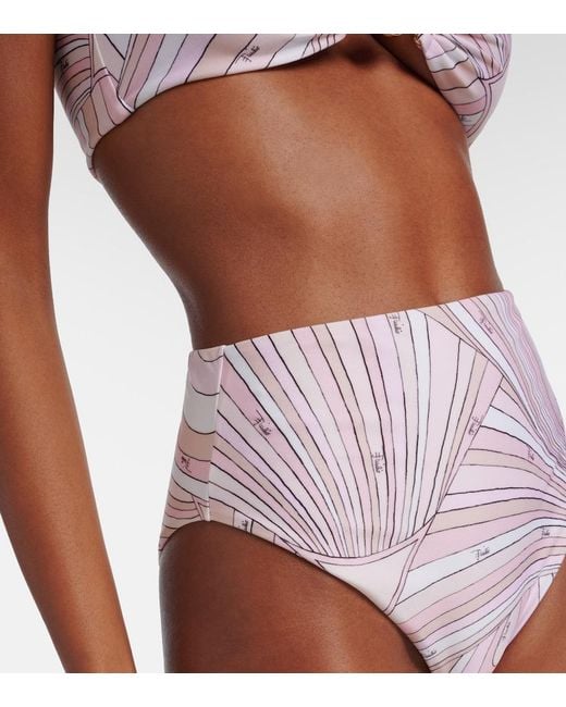 Emilio Pucci Pink Iride Bikini Bottoms