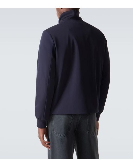 Prada Blue Logo Track Jacket for men