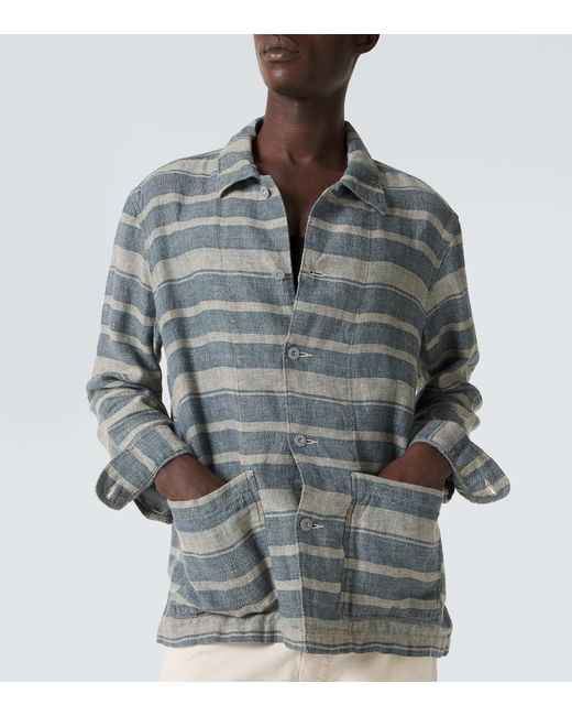 Sovracamicia di RRL in Gray da Uomo
