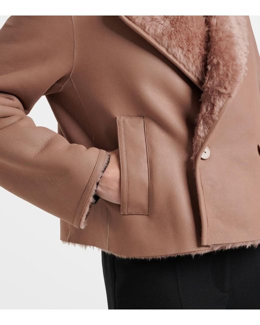 Joseph Natural Rousse Shearling Jacket