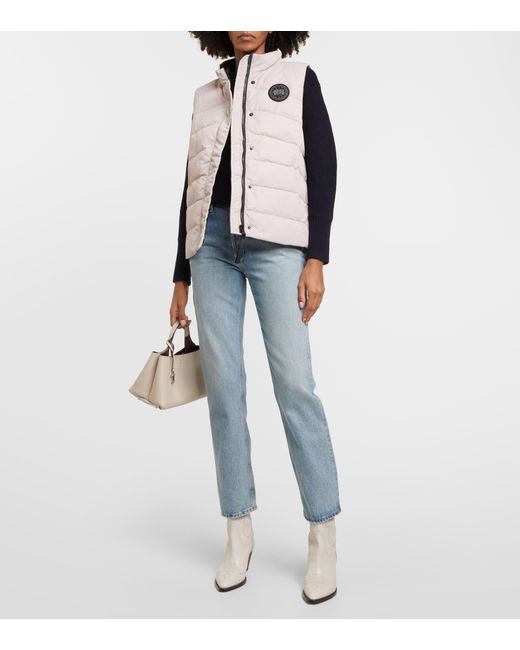 Canada Goose Freestyle Satin Down Vest in Pink | Lyst