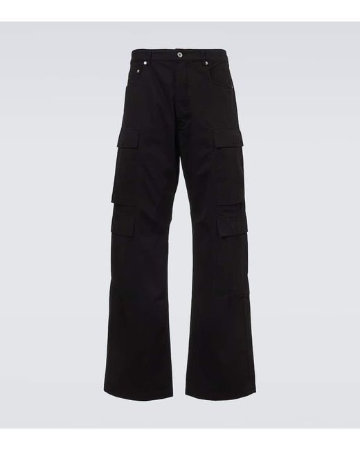 Jeans Cargo Drkshdw De Tiro Bajo Rick Owens de hombre de color Black