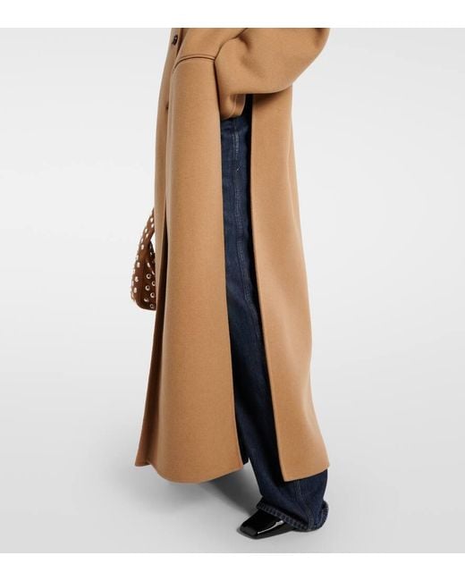 Khaite Brown Darton Oversized Wool Coat
