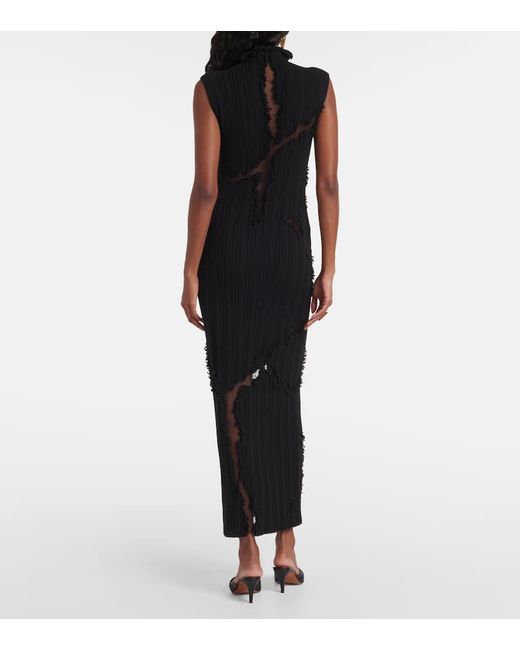 Abito Distressed di Alexander McQueen in Black