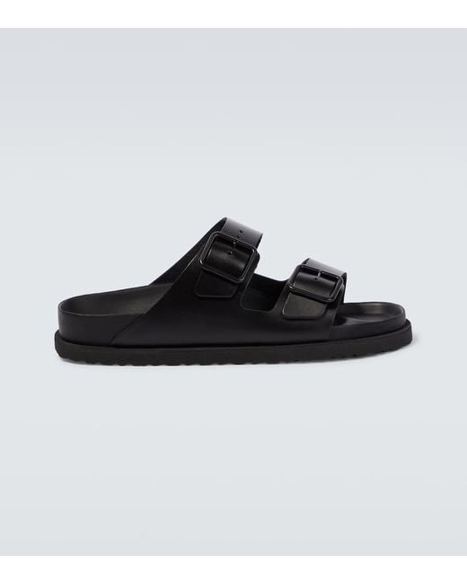 Birkenstock 1774 Black Arizona Avantgarde Leather Sandals for men