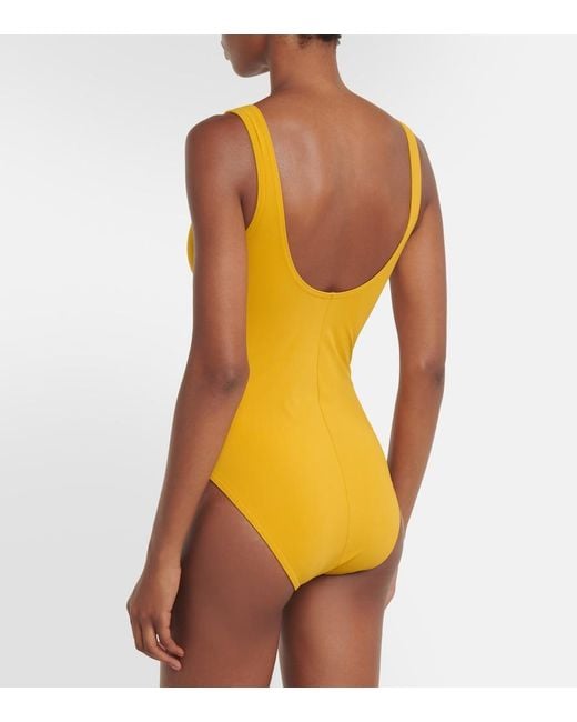 Karla Colletto Yellow Lucy Swimsuit