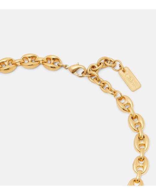 Chloé Metallic Bloom Choker