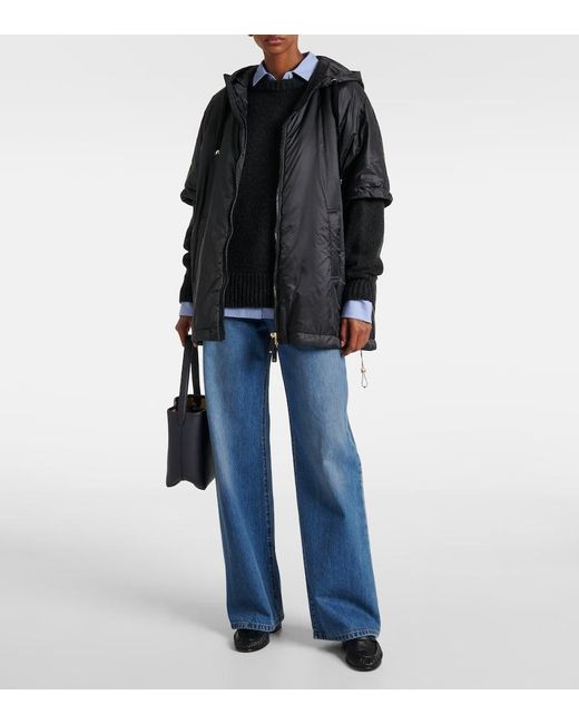 ポンチョ・ケープ S MAX MARA GREENCI PADDED CAPE Max Mara Kaki Greenci Padded Cape in Water-Repellent Canvas
